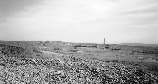 Yarnbury Mines (Distant-cropped-B&W)